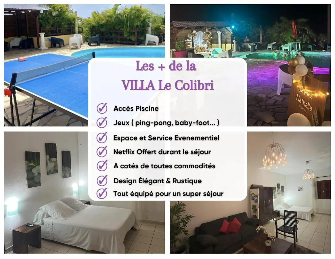 Saphir-Villa Le Colibri Dubédou Lejlighed